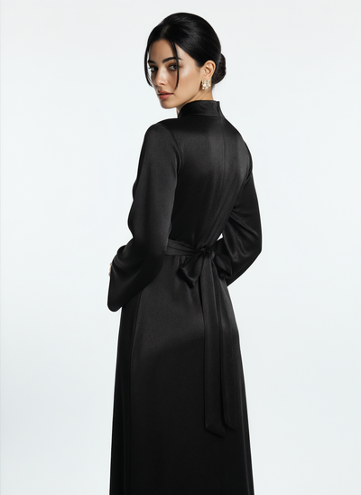 Velvet Elegance Abaya Dress