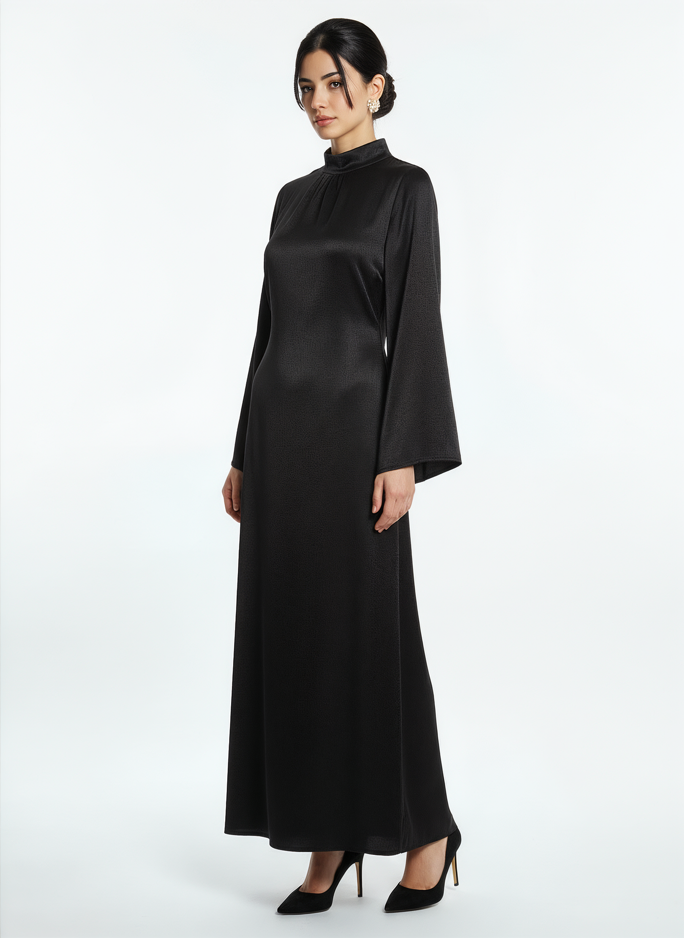 Velvet Elegance Abaya Dress