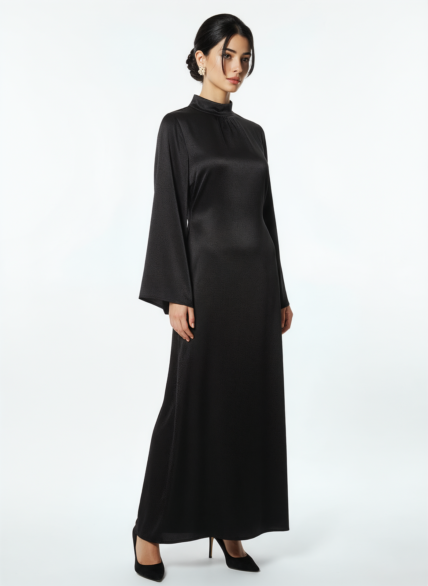 Velvet Elegance Abaya Dress