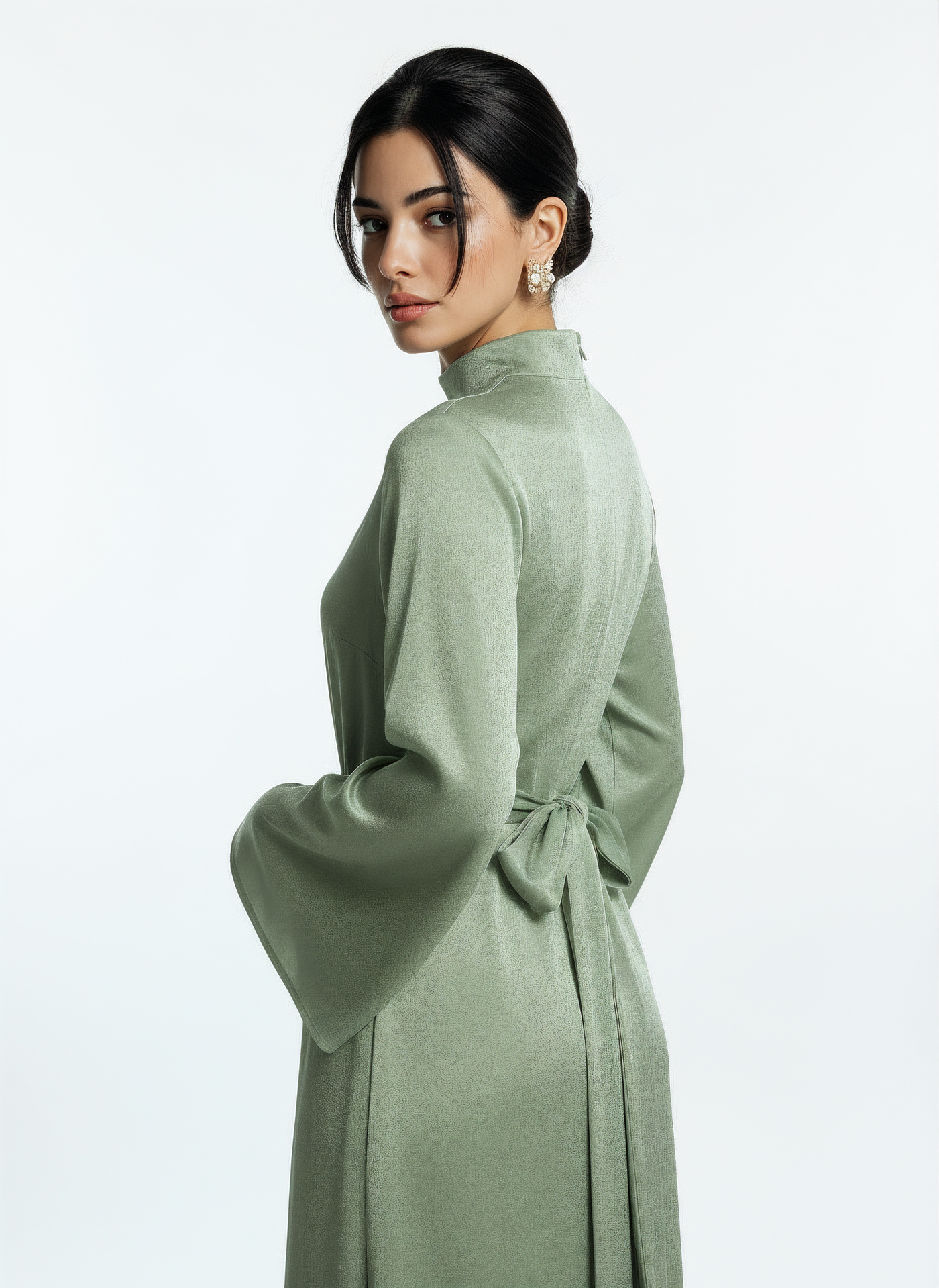 Velvet Elegance Abaya Dress