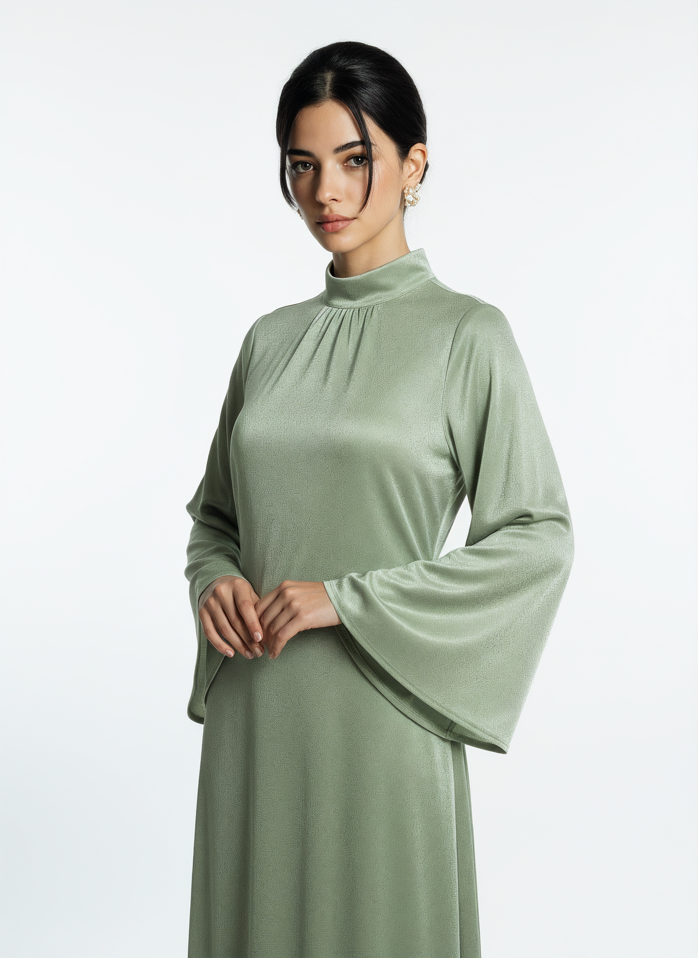 Velvet Elegance Abaya Dress