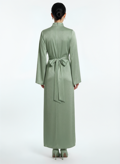 Velvet Elegance Abaya Dress