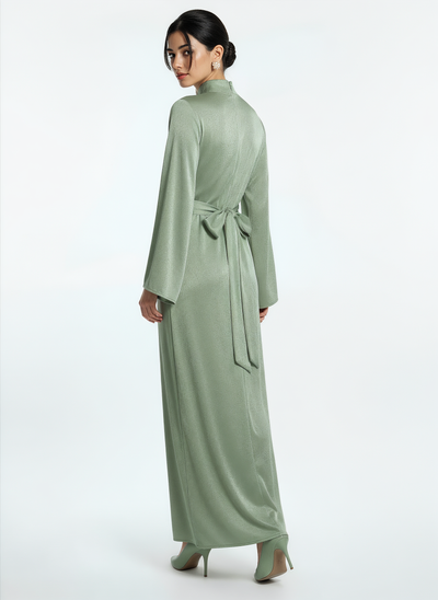 Velvet Elegance Abaya Dress