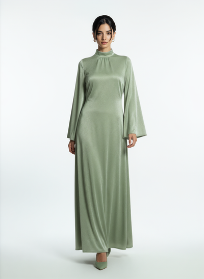 Velvet Elegance Abaya Dress