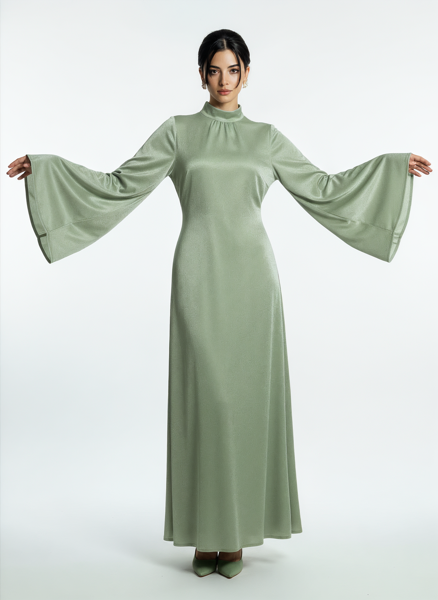 Velvet Elegance Abaya Dress