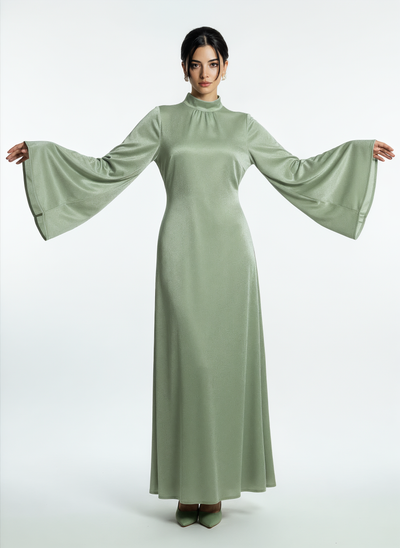 Velvet Elegance Abaya Dress