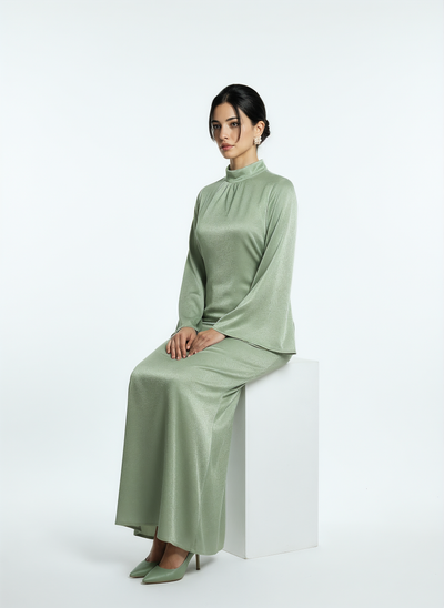 Velvet Elegance Abaya Dress