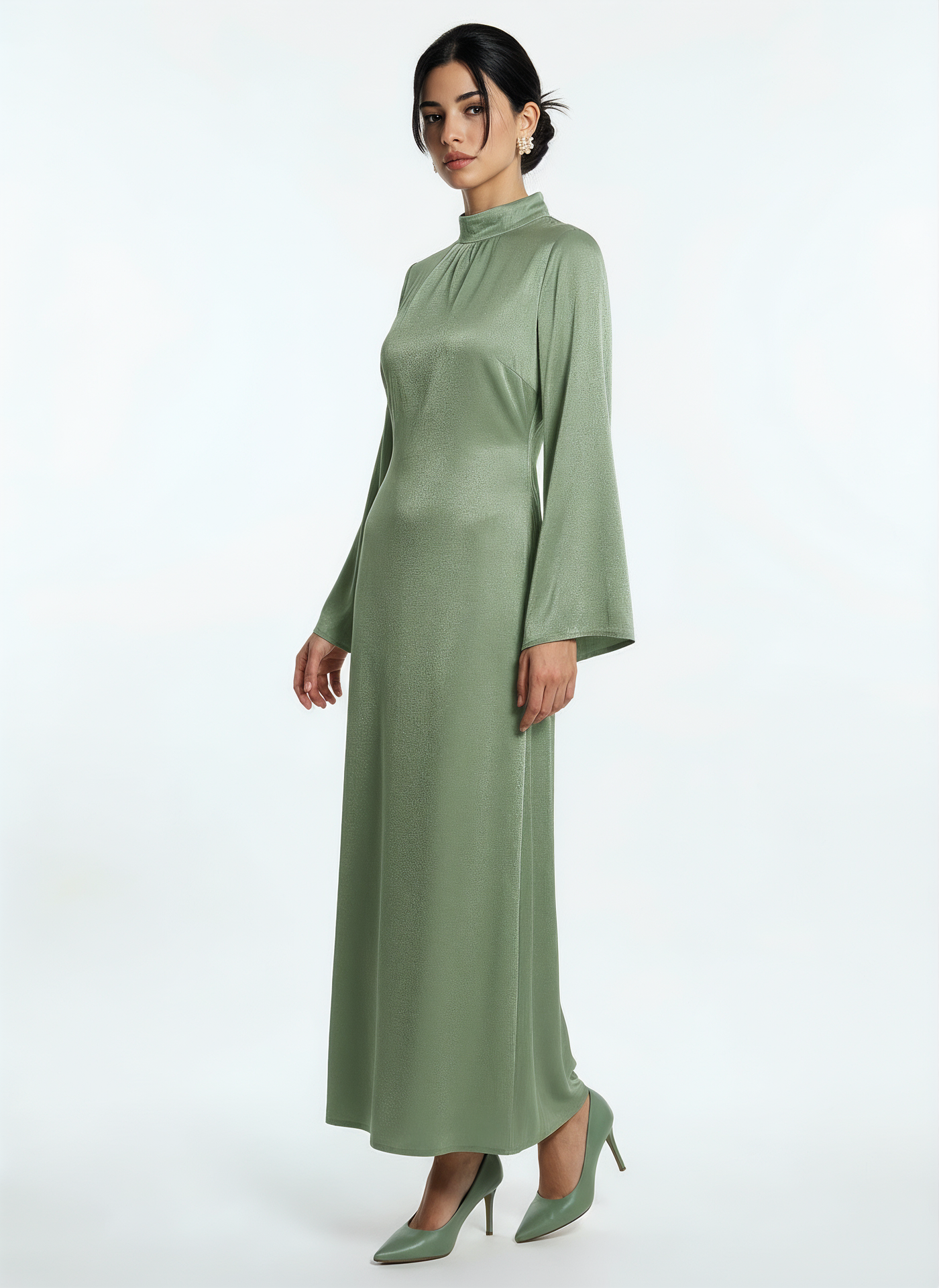 Velvet Elegance Abaya Dress