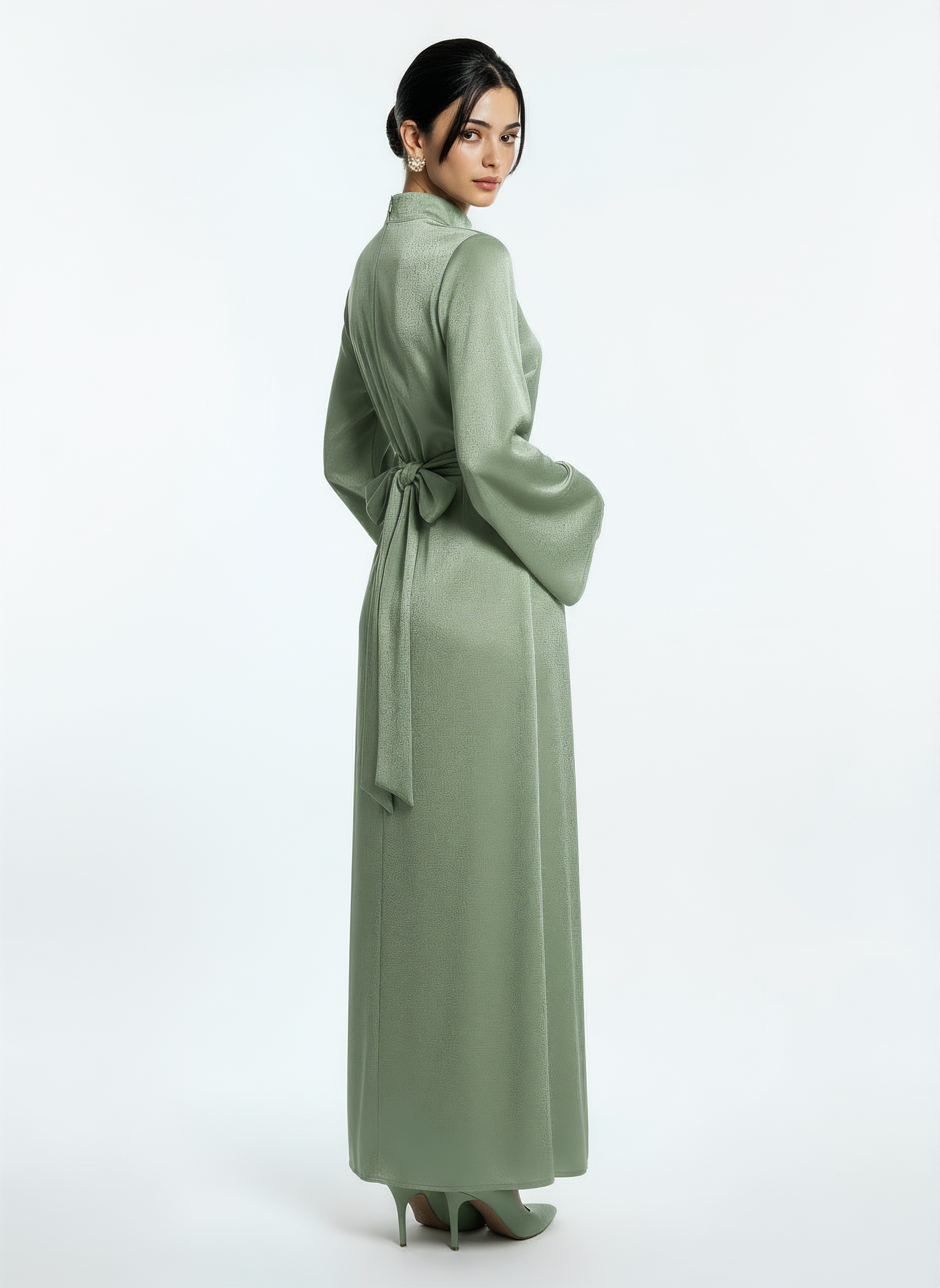 Velvet Elegance Abaya Dress