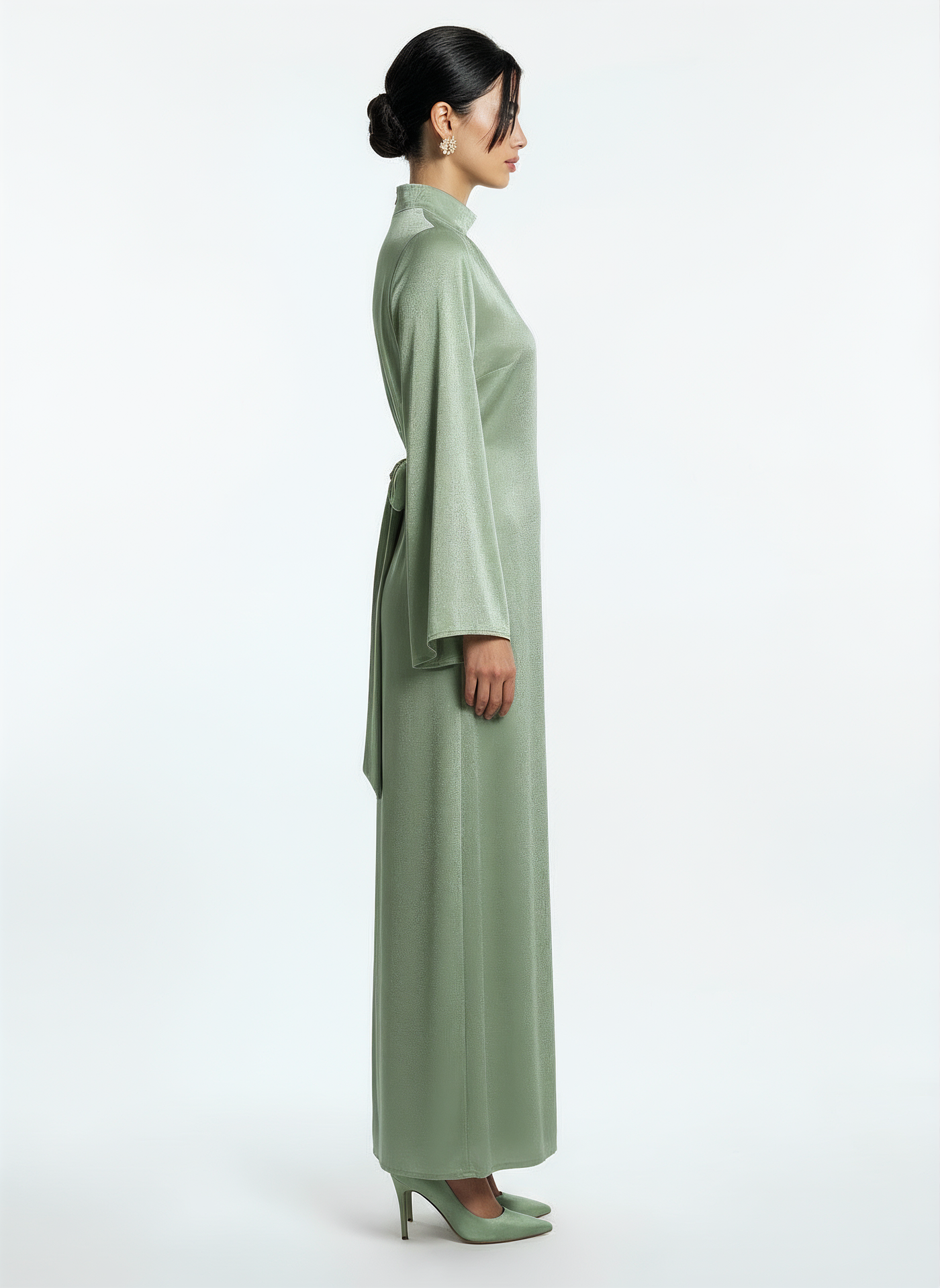 Velvet Elegance Abaya Dress