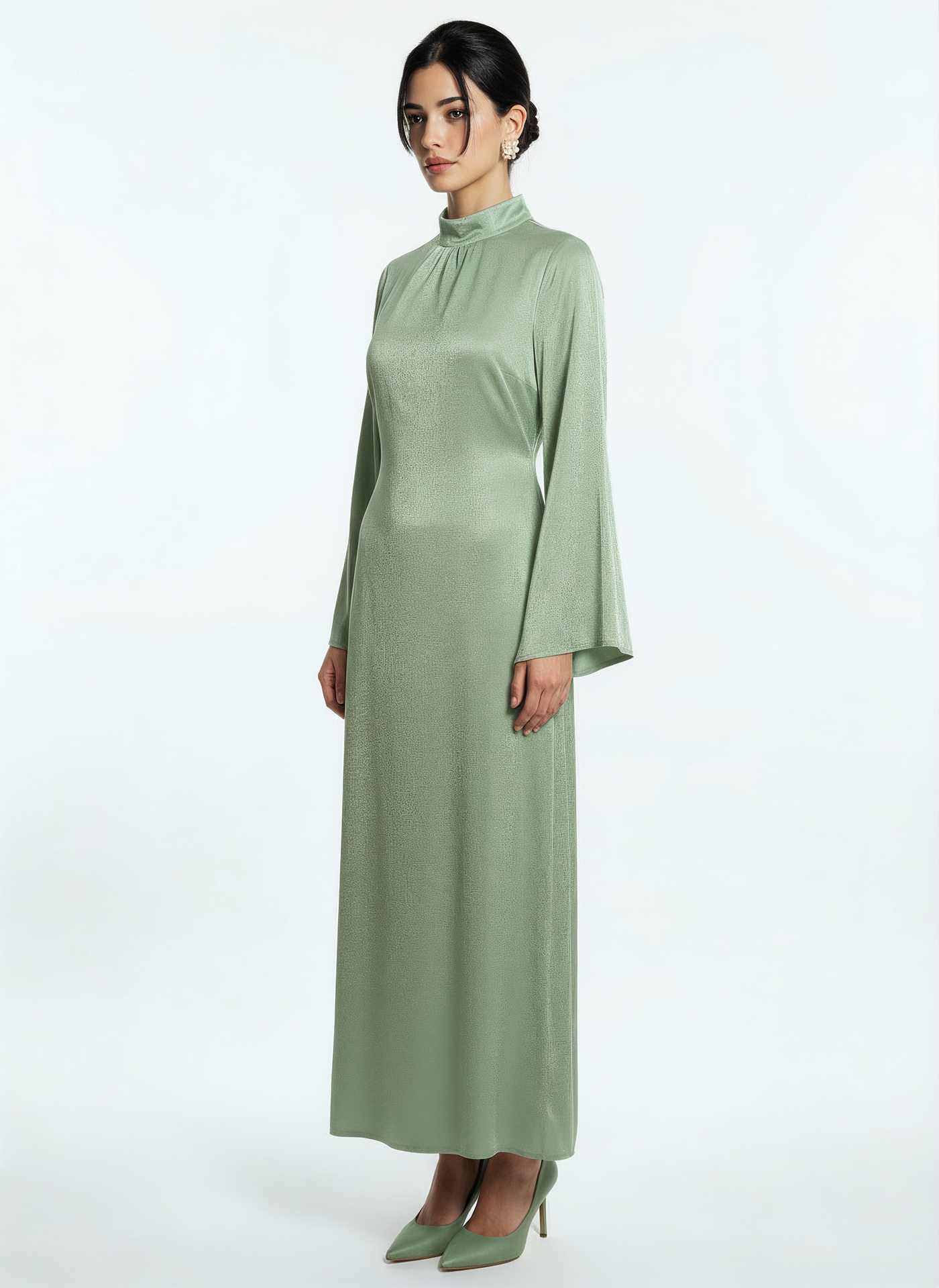 Velvet Elegance Abaya Dress
