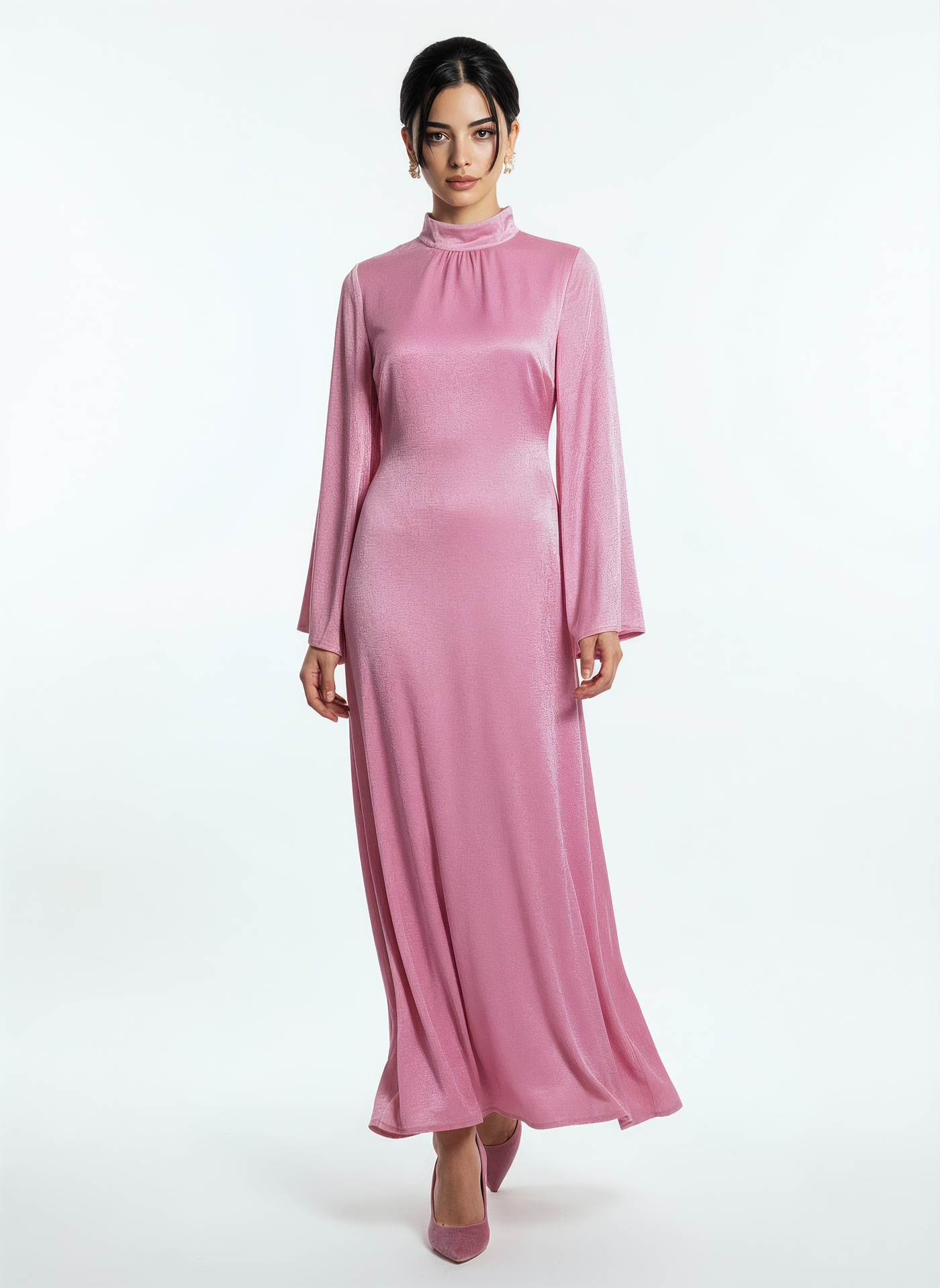 Velvet Elegance Abaya Dress