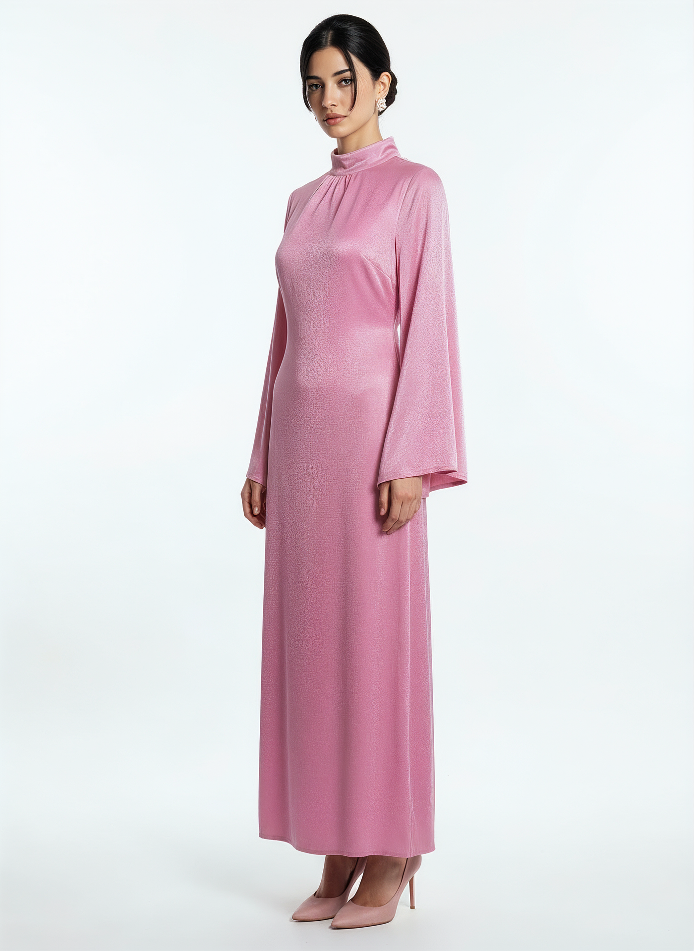 Velvet Elegance Abaya Dress
