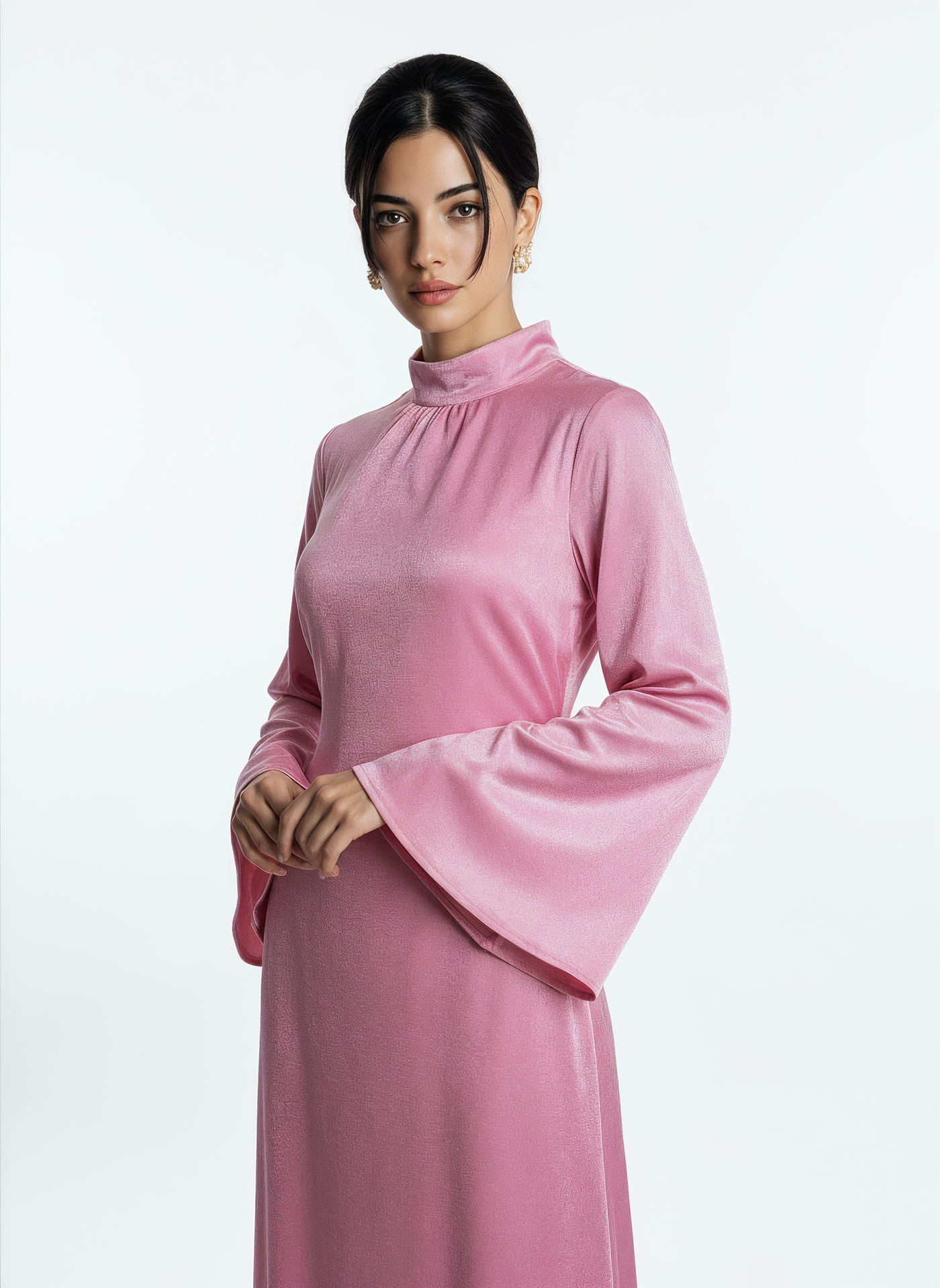 Velvet Elegance Abaya Dress