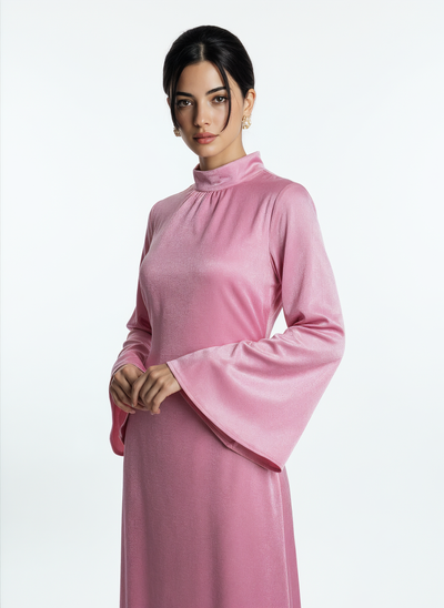 Velvet Elegance Abaya Dress