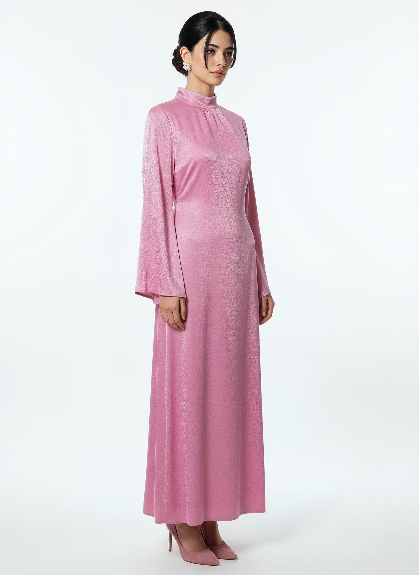 Velvet Elegance Abaya Dress