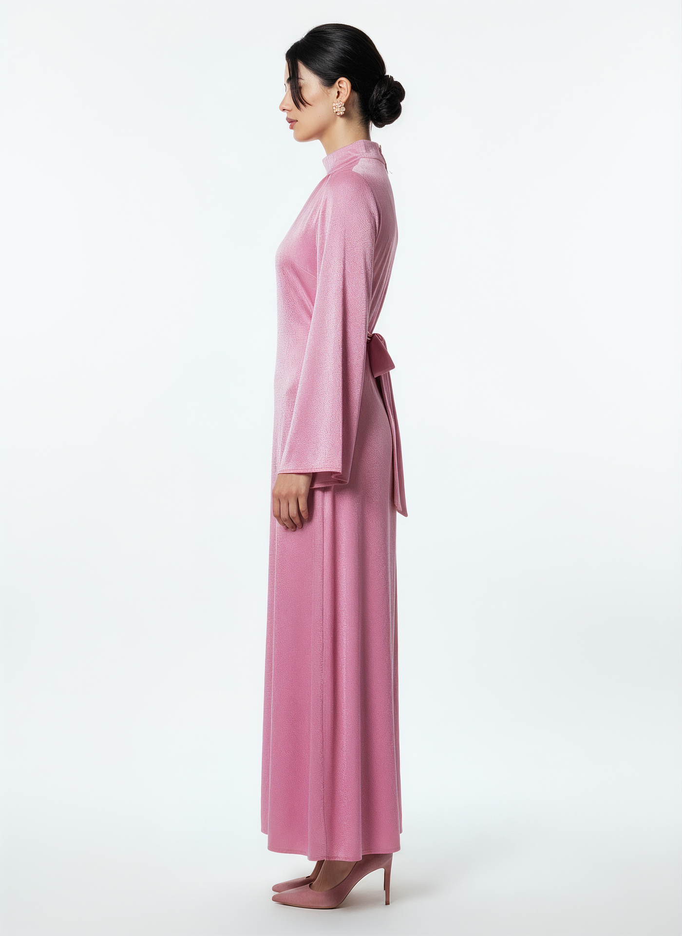 Velvet Elegance Abaya Dress