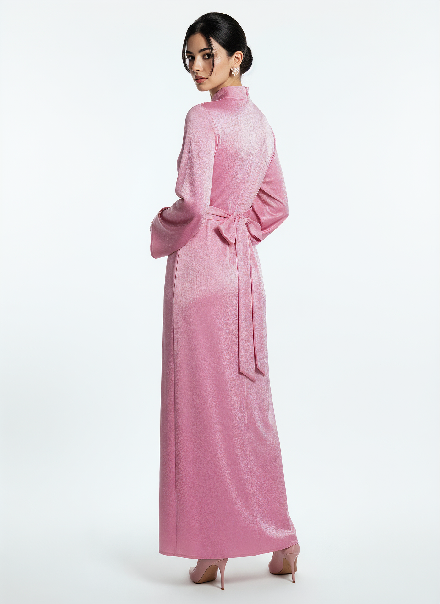 Velvet Elegance Abaya Dress