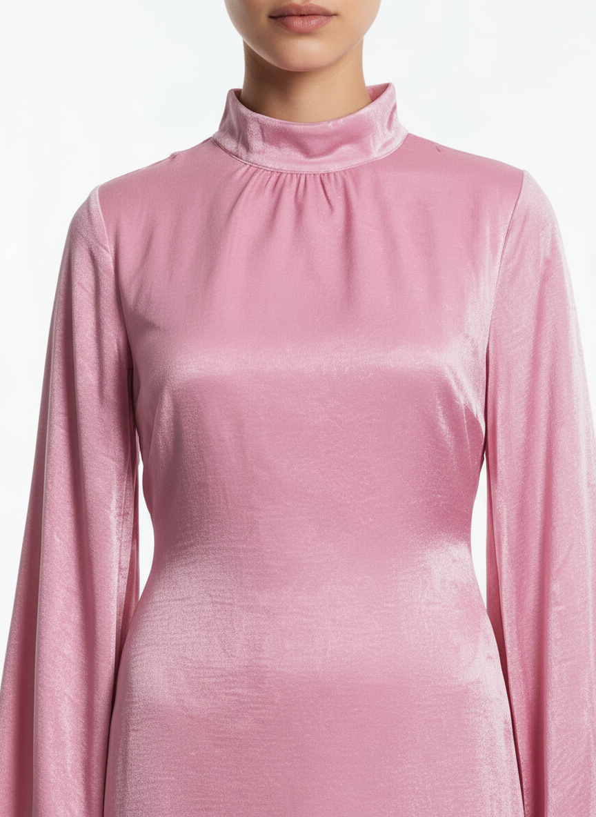 Velvet Elegance Abaya Dress