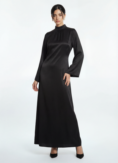 Velvet Elegance Abaya Dress