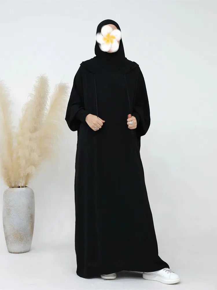 Modest Dress with Integrated Hijab