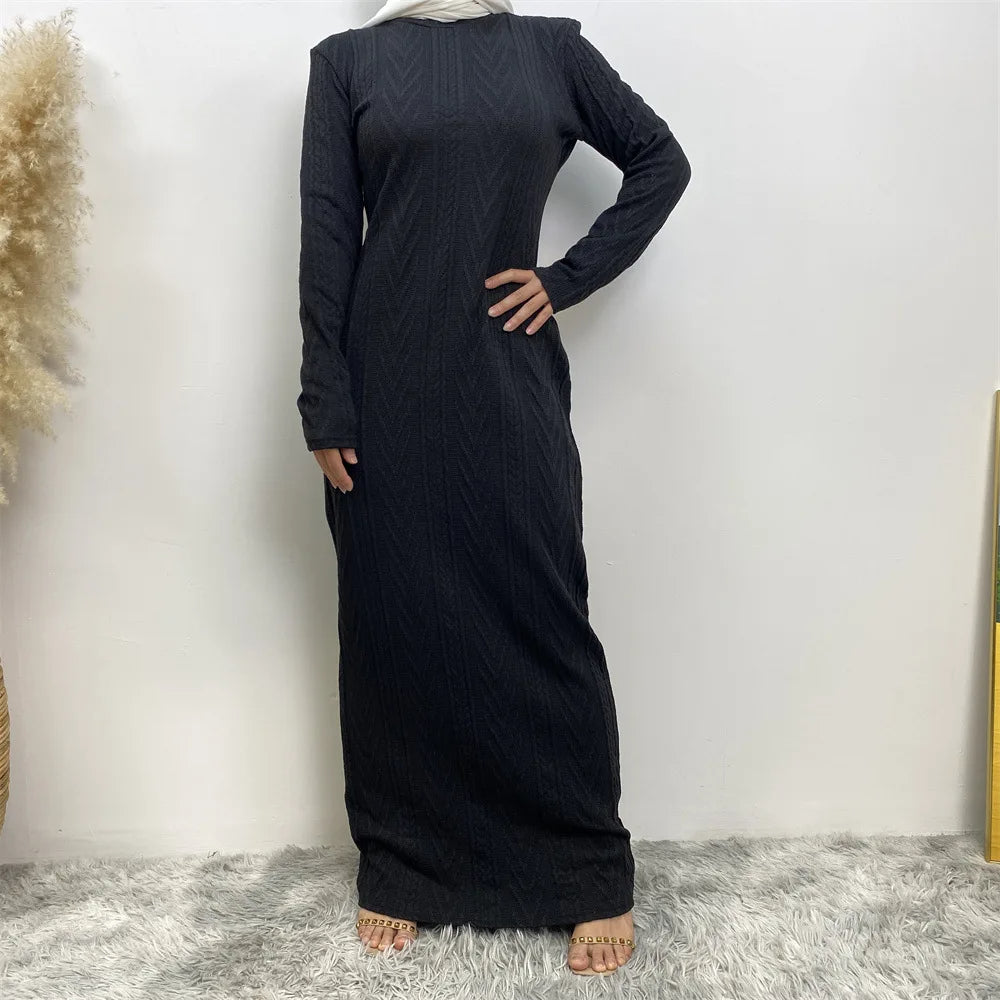 Elegant Woolen Winter Abaya