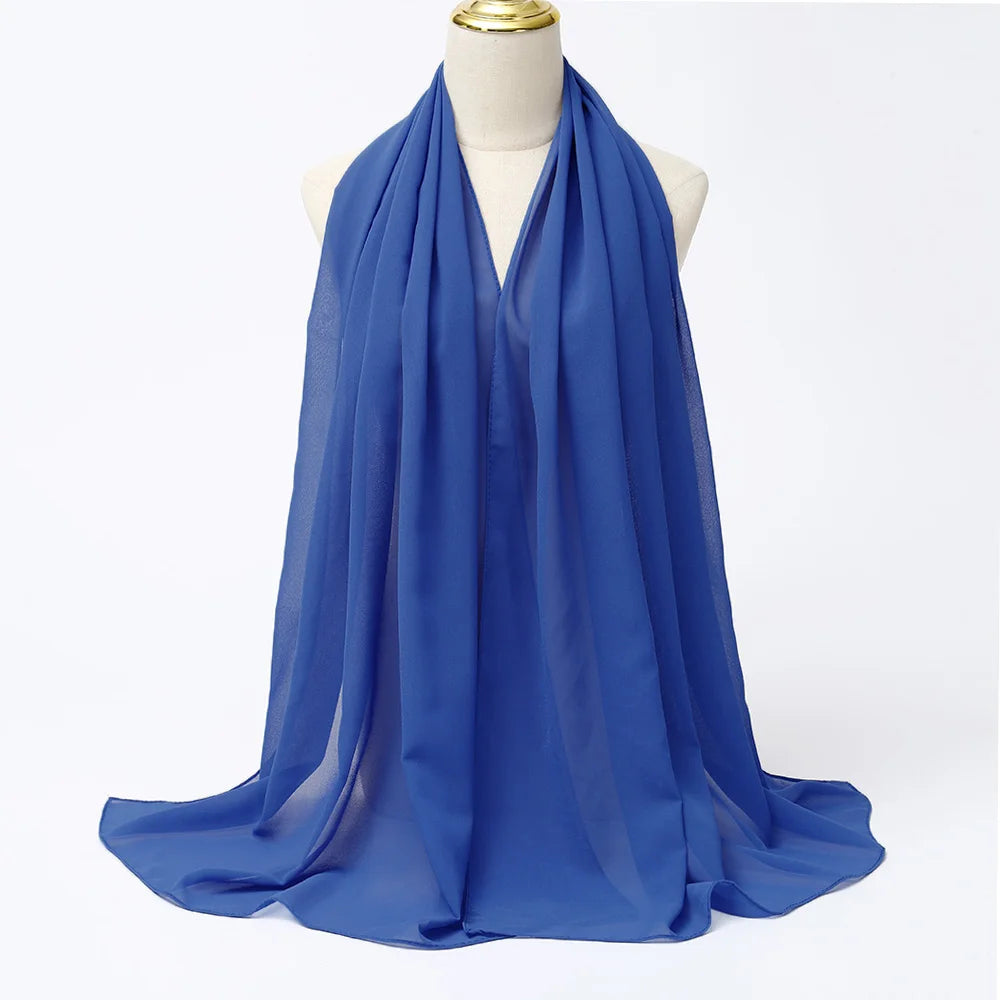 Chiffon Hijab BLUE