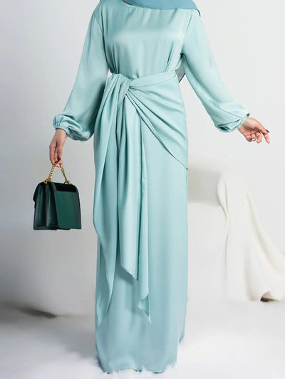 Graceful Blush Abaya