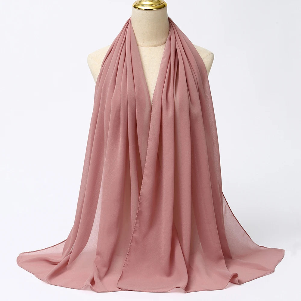 Chiffon Hijab PINK MELON