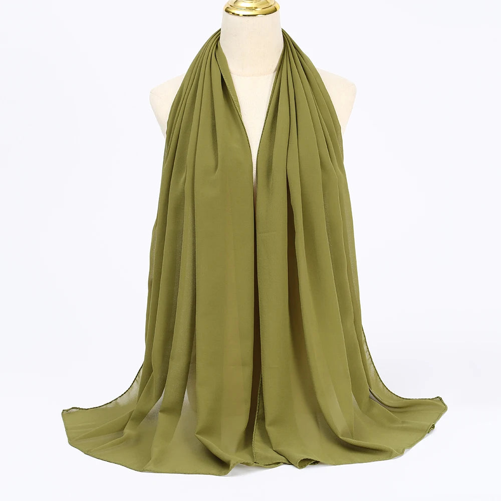 Chiffon Hijab CACTUS GREEN