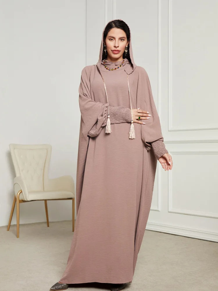 Modest Dress with Integrated Hijab