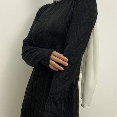 Elegant Woolen Winter Abaya