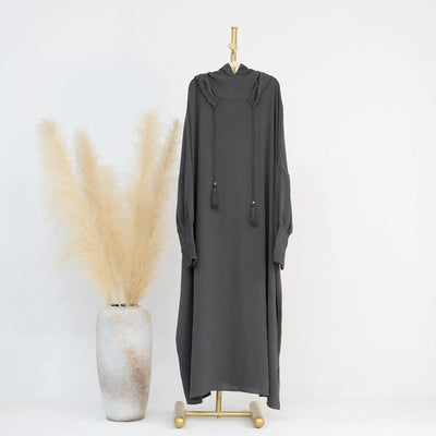 Modest Dress with Integrated Hijab