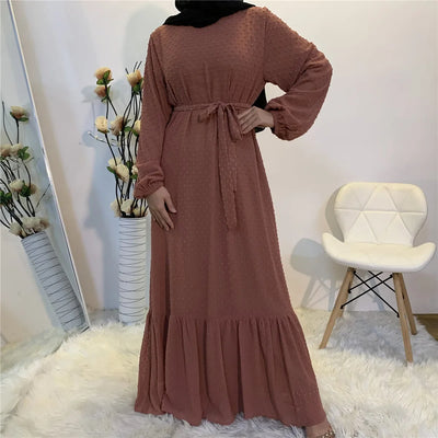 Polka Grace Abaya Dress