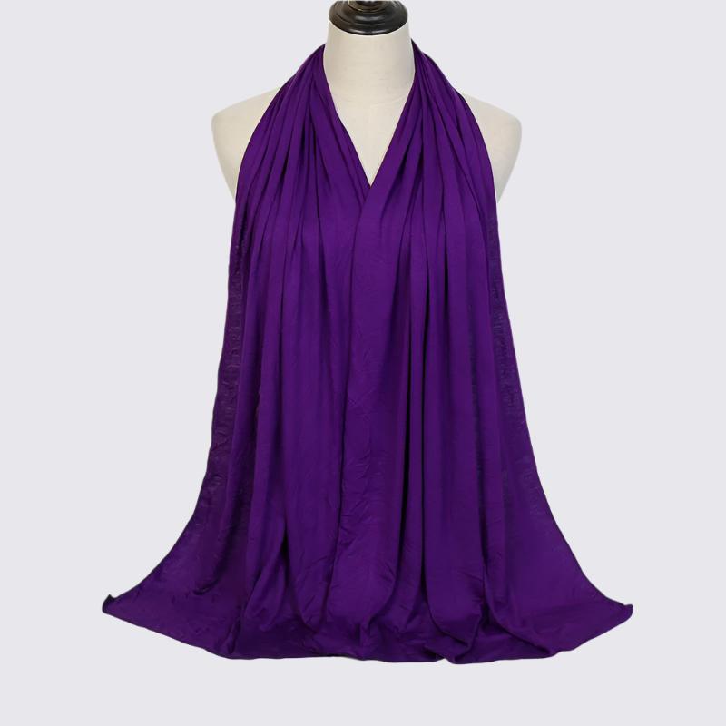 Jersey Hijab DARK PURPLE