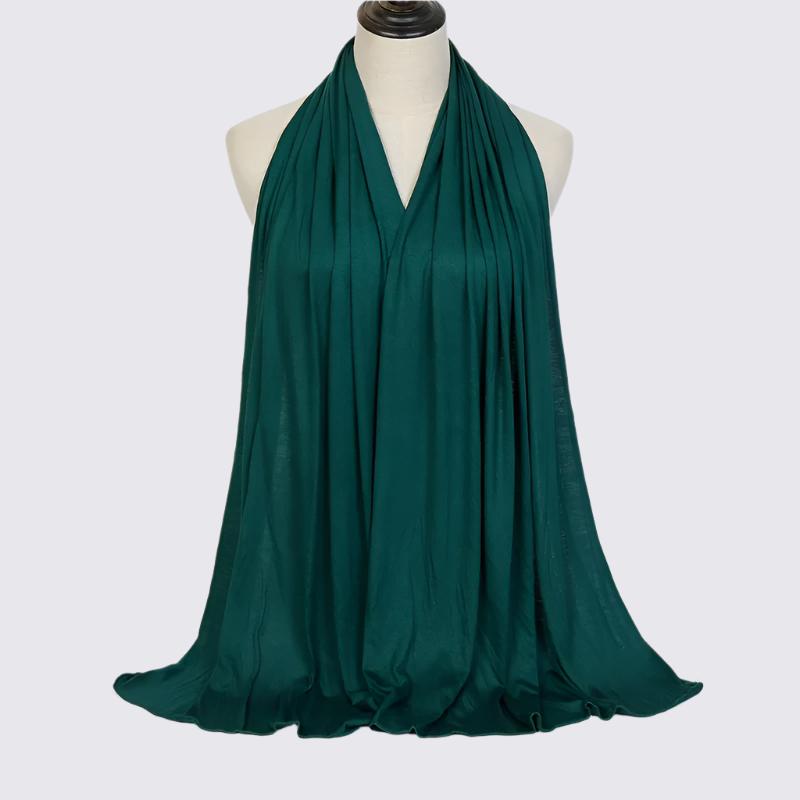 Jersey Hijab DEEP GREEN