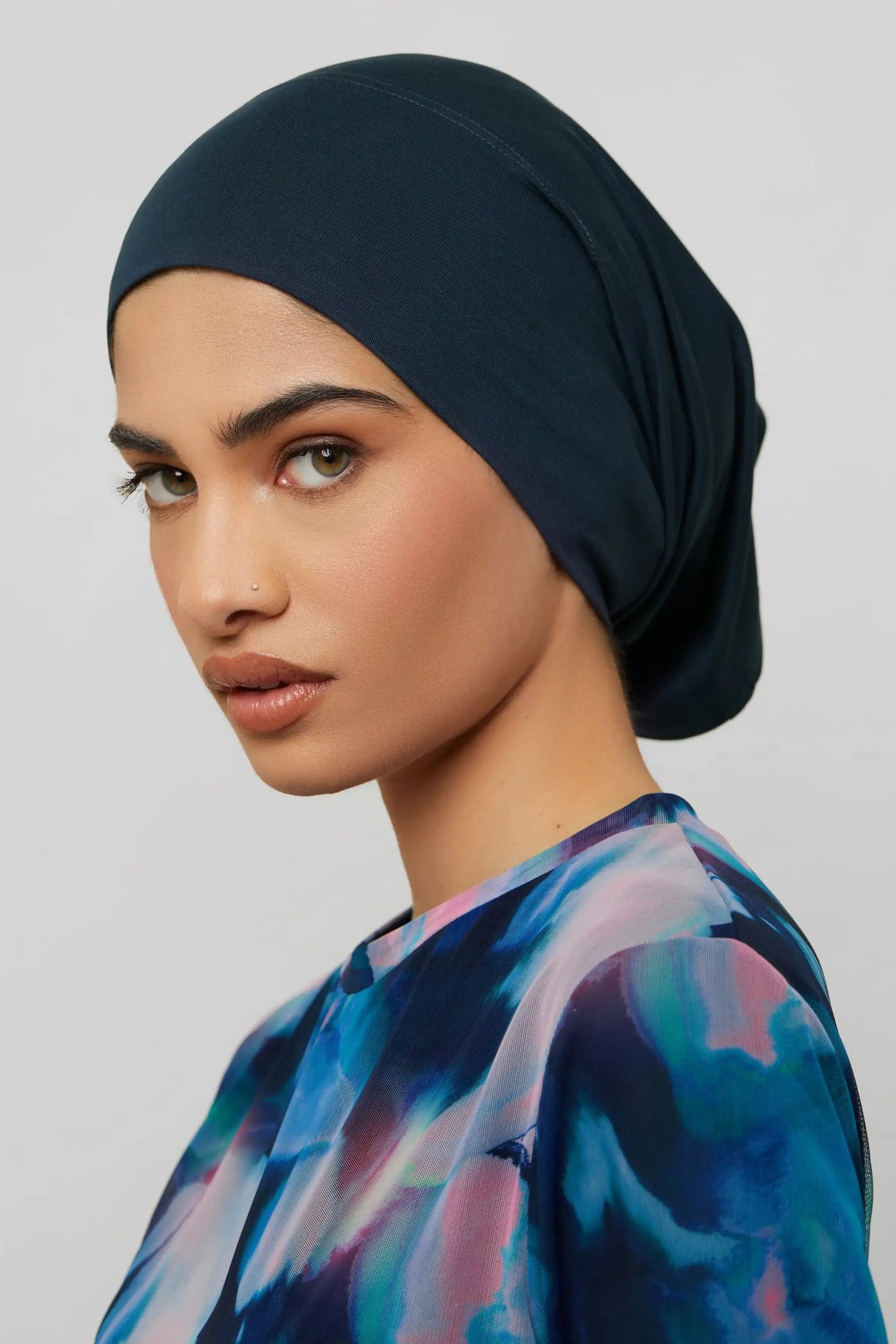 Hijab Undercap Deep Blue