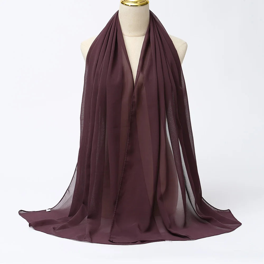 Chiffon Hijab EGGPLANT