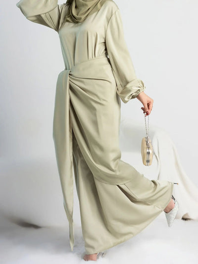 Graceful Blush Abaya