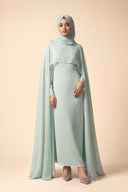Yasmine - Mint — hijab styling, front master