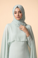 Yasmine - Mint — hijab styling, bodice closeup