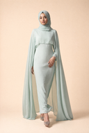 Yasmine - Mint — hijab styling, skirt motion