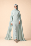 Yasmine - Mint — hijab styling, walking lifestyle