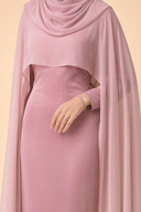 Yasmine - Pink — hijab styling, waist jewelry hero