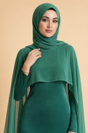 Yasmine - Emerald — hijab styling, bodice closeup