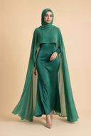 Yasmine - Emerald — hijab styling, skirt motion