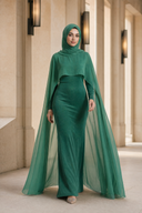 Yasmine - Emerald — hijab styling, walking lifestyle
