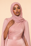 Mariya - Pink — hijab styling, bodice closeup