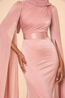 Mariya - Pink — hijab styling, waist jewelry hero