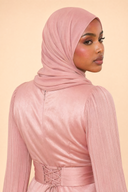 Mariya - Pink — hijab styling, bust profile portrait